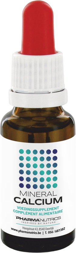 PharmaNutrics Mineral Calcium - 50 ml Druppels - Vloeibaar Calcium Supplement - Voor...
