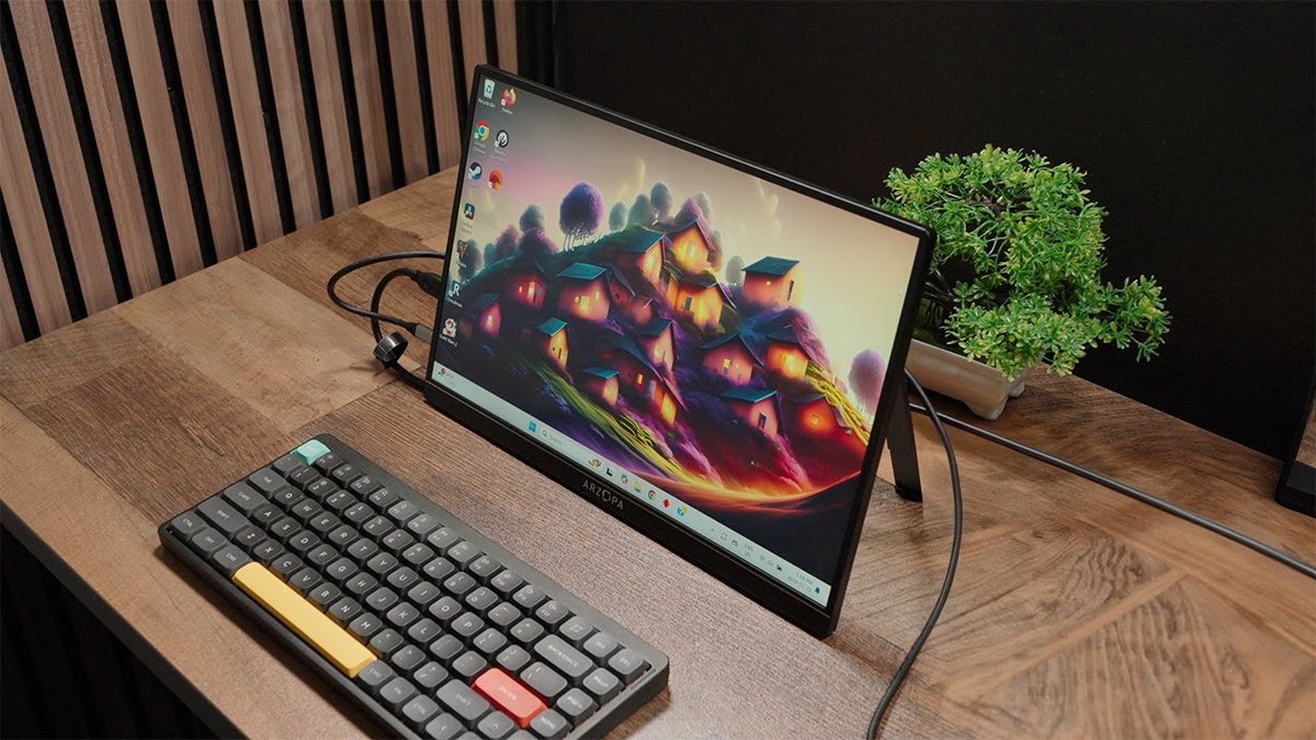 Arzopa Z1RC 2.5K Portable QHD Monitor 16 inch 2560x1600 16:10 USB-C HDMI 100% sRGB Kleurecht - Afbeelding 3
