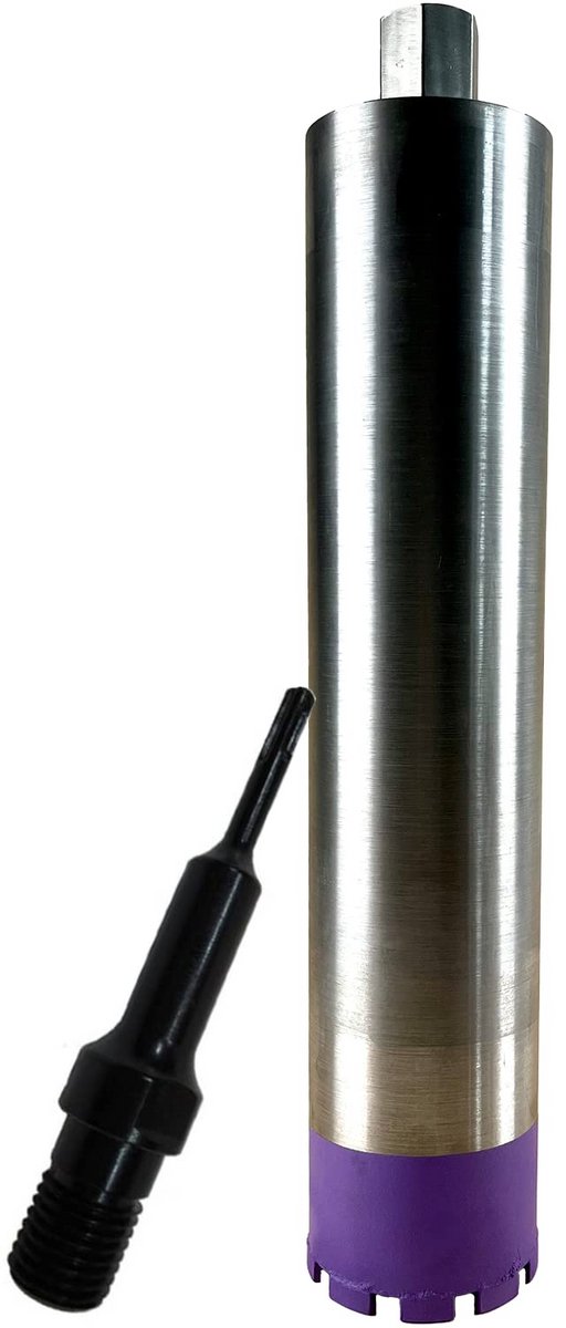 Diamant Boorkroon voor Beton en Metselwerk (Ø 92mm, 400mm Lengte, 1 1/4 inch Schroefdraad met SDS Plus Adapter)
