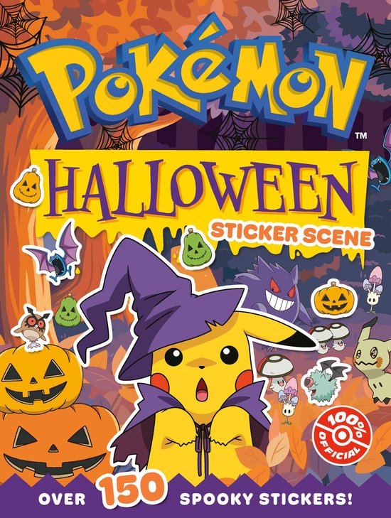 Pokémon Halloween Sticker Scene - cover