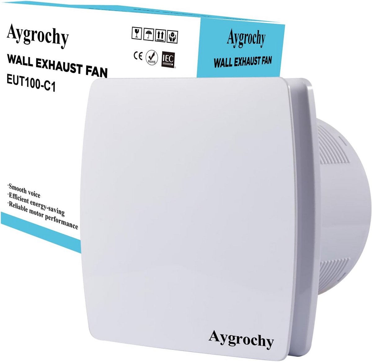 Afzuiging Badkamer - Buisventilator - Badkamerventilator met Vochtsensor - (LxW) Stil