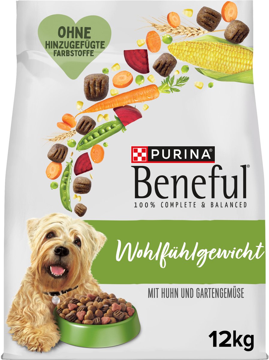 Bol.com Beneful Gezond Gewicht - Hondenvoer Droogvoer - Kip & Tuingroenten - 12 kg aanbieding