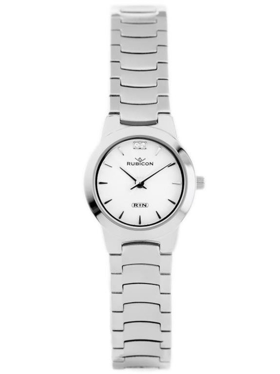 Rubicon RNBC21 - Dameshorloge - Zilver - Antiallergische Coating - Miyota Mechanisme