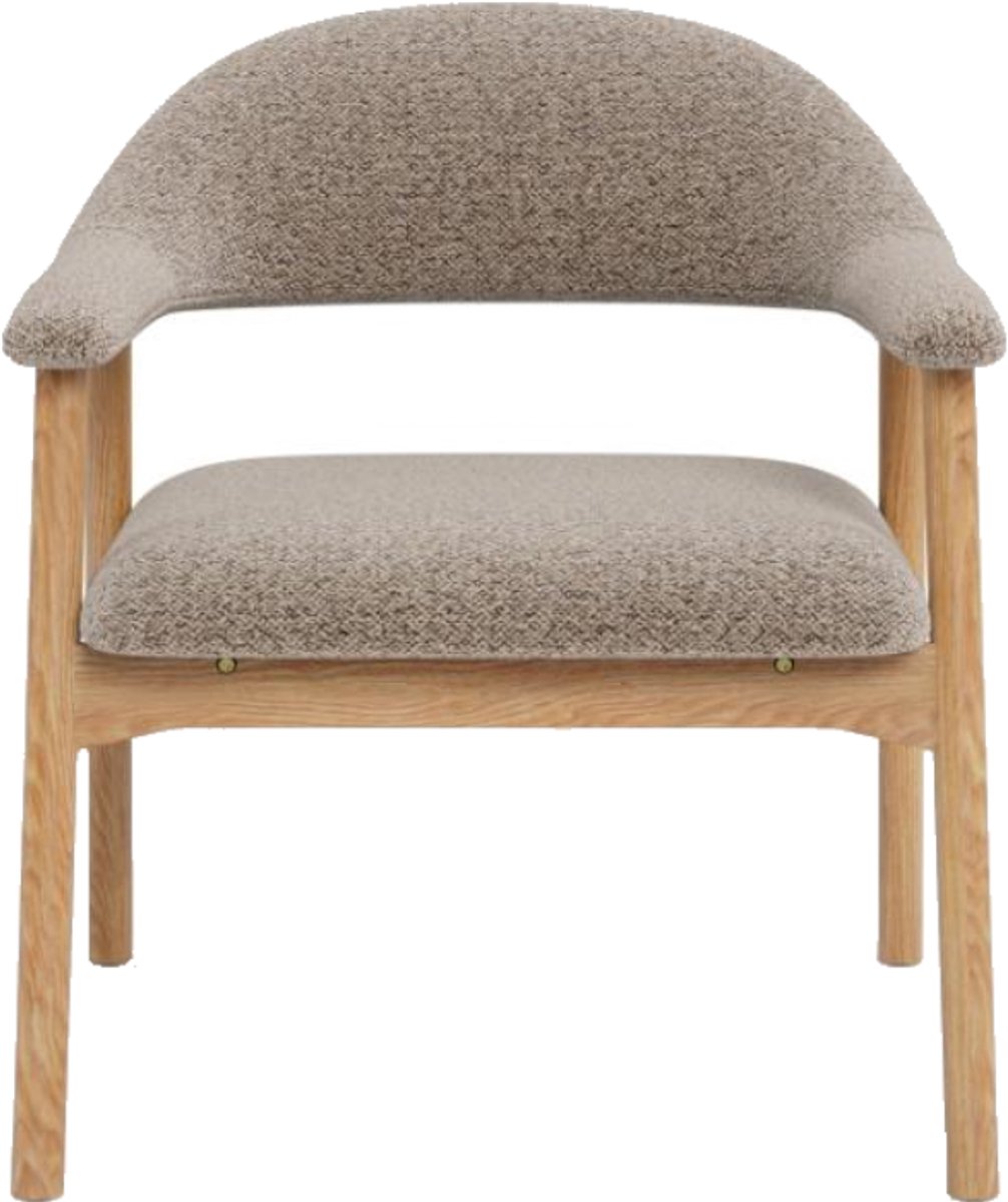 Giga Living Decoratie Ster met Standaard - Teakhout - 82x12x88cm - SenS-Line Beige