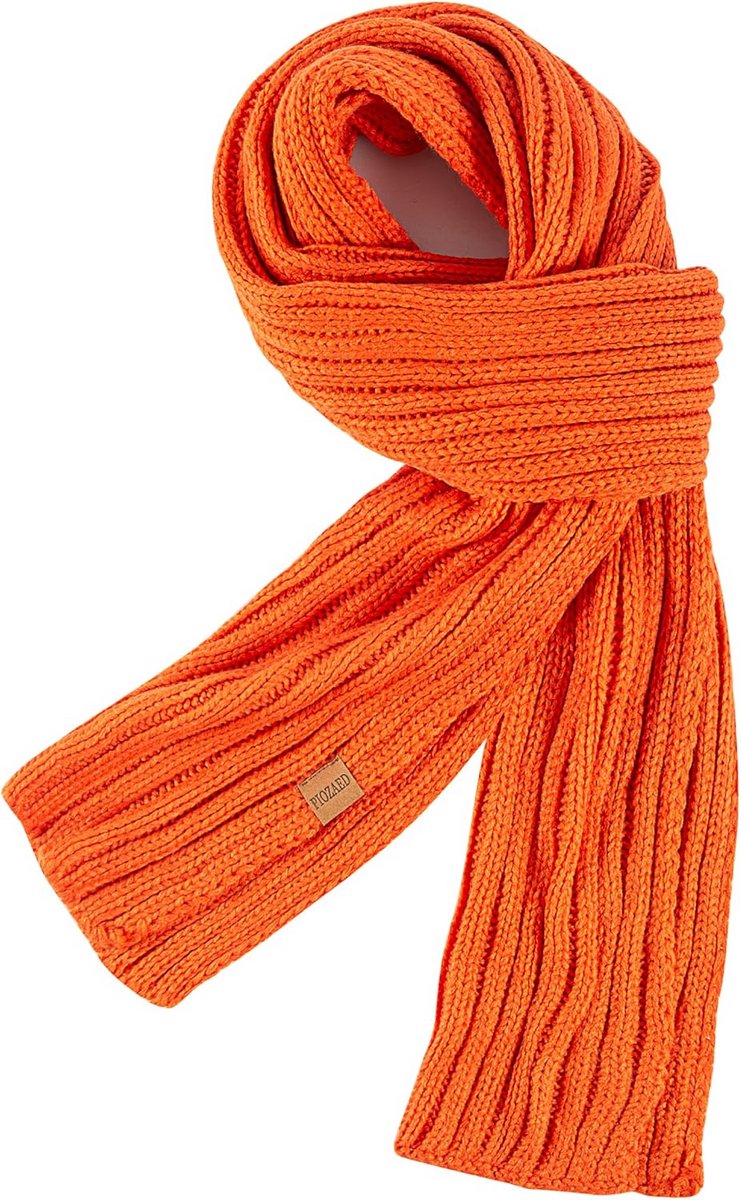 Warme Geribbelde Gebreide Sjaal voor Dames - Zachte Lange Nekwarmer voor Winter