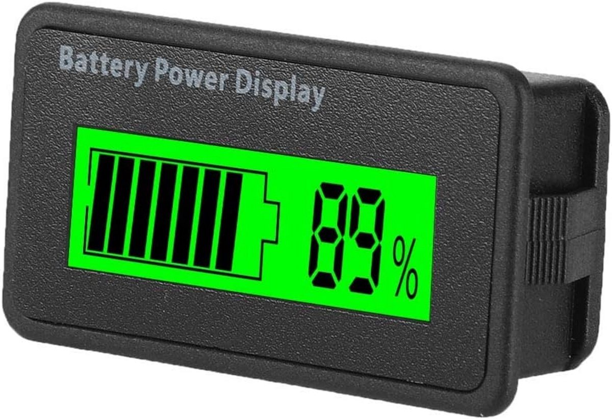 Digitale Batterijtester Universeel 12V-48V LCD Capaciteitsmeter Voltmeter