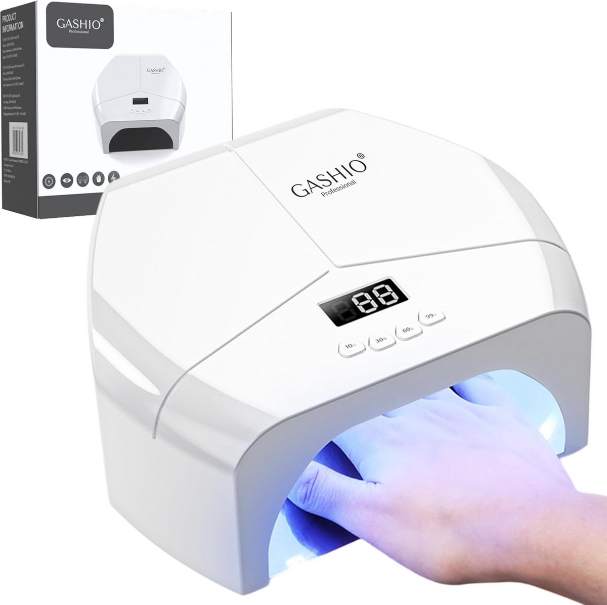 Professionele UV LED Nagellamp 268W met Sensor en Timer voor Alle Gels