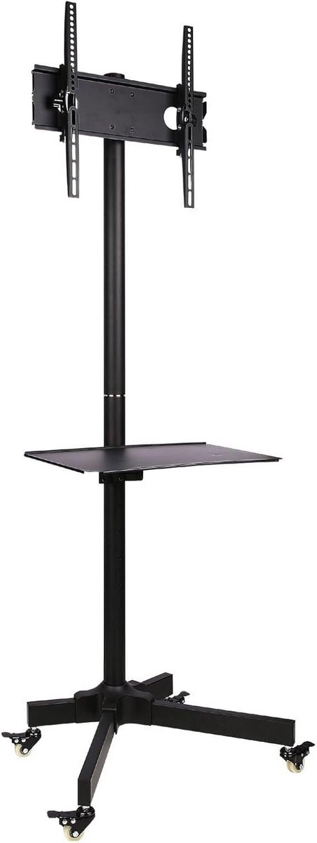 Verrijdbare TV Standaard Vloerkar voor LCD/LED/Plasma Schermen 23 t/m 55 inch