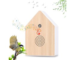 Birdsong box - Natuurgeluiden Box - Vogelhuisje Met Geluid - Bewegingssensor - Vogelgeluiden huisje voor op toilet - Vogelgeluiden Huisje met Sensor - Natuurlijke Klankkast - Singing Bird Box - Met Bewegingsmelder - Aanpasbaar Volume - Cadeau