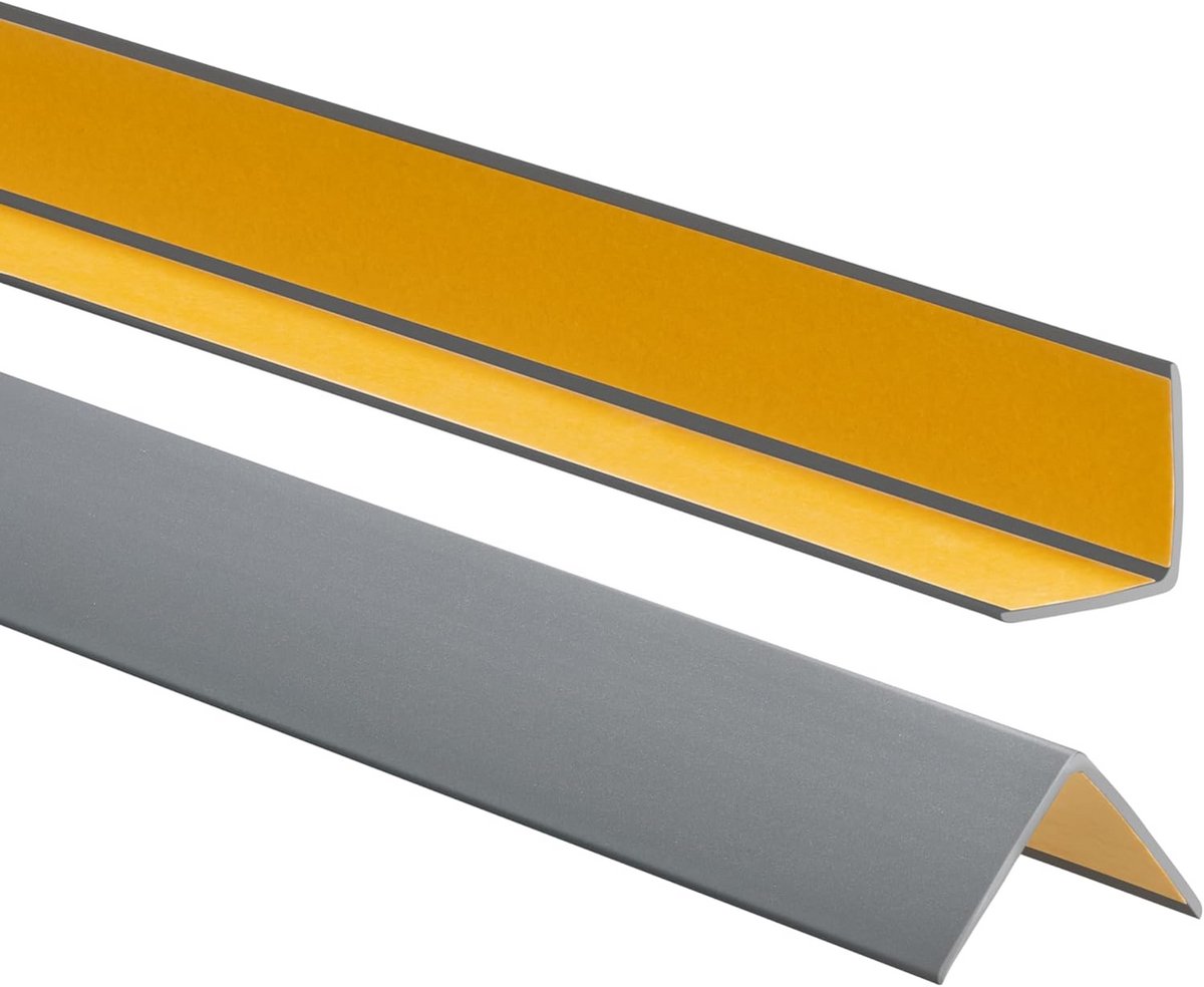 Zelfklevende PVC Hoekprofiel 30x30 mm, 200 cm - Antislip Bescherming voor Trappen en Muren