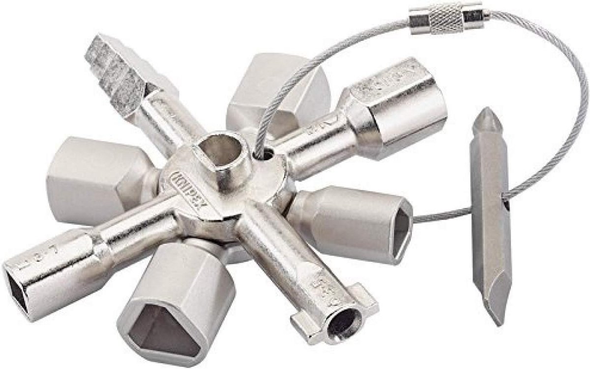 Universele Servicesleutel met Magnetische Bit - 13 Sleutelmaten