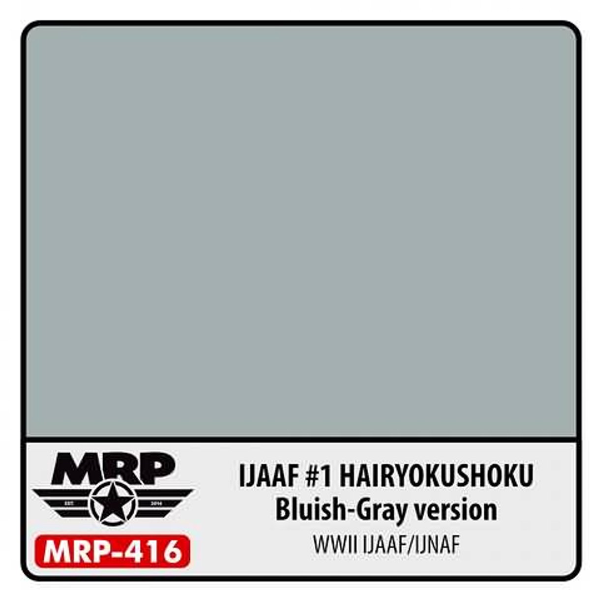Mr. Paint MRP-416 - IJAAF 1 Hairyokushoku (Bluish Gray Version) – 30 ml verf voor Airbrush & Detailwerk