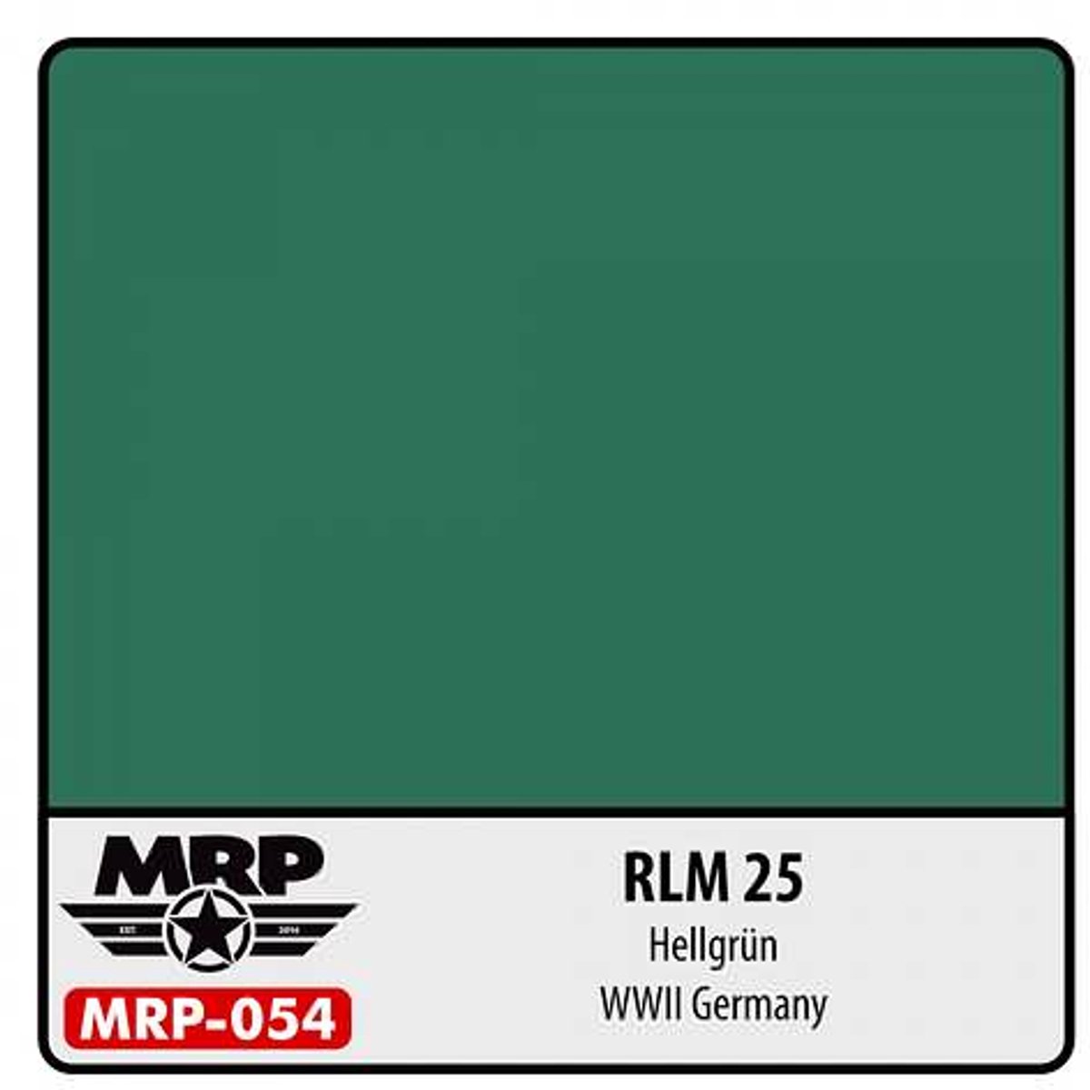Mr. Paint MRP-054 - RLM 25 Hellgrun – 30 ml verf voor Airbrush & Detailwerk