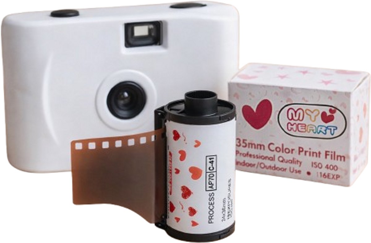 Jumalu 35mm Analoge Camera – Herbruikbare Retro Point & Shoot Camera – Compacte Filmcamera voor 35mm Kleurenfilm (Zonder Film)