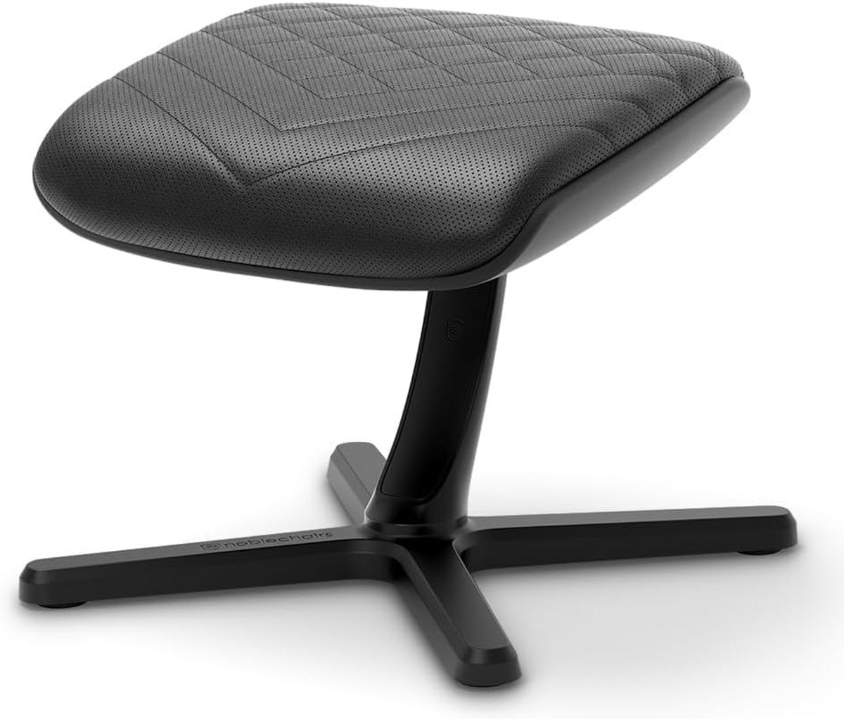 Ergonomische Voetensteun Zwart voor Bureaustoel - Verstelbaar PU Leder