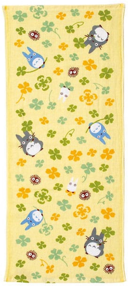 Marushin My Neighbor Totoro Imabari Towel Totoro Clover 34 x 80 cm Towels