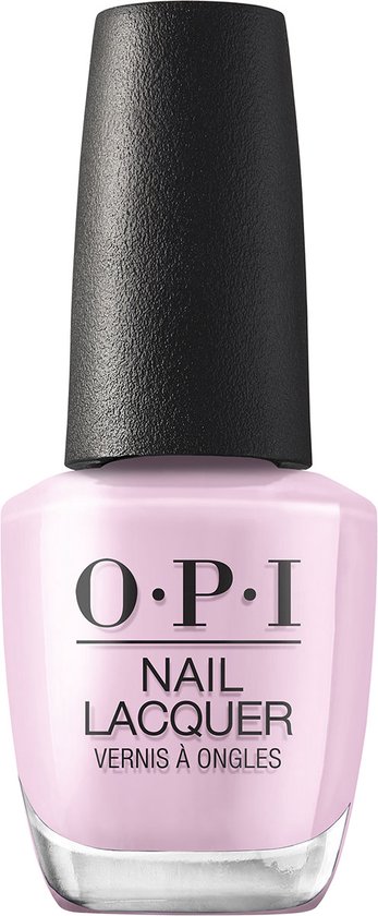 OPI Nail Lacquer in paars met zwarte dop.