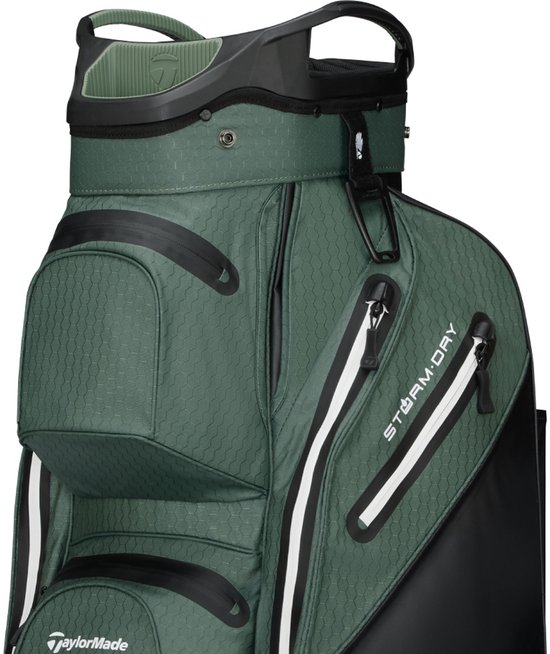 TaylorMade StormDry Waterproof Cartbag 2026 - Zwart Groen — afbeelding 5