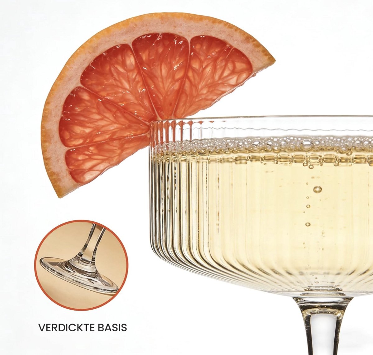 Martini Glazen Set van 4 – Kristallen Coupe Glazen 260 ml – Luxe Cocktailglazen – Mondgeblazen Champagne Coupe – Espresso Martini & Manhattan – Transparant Glaswerk — cadeau in Kookcadeaus - foto 4