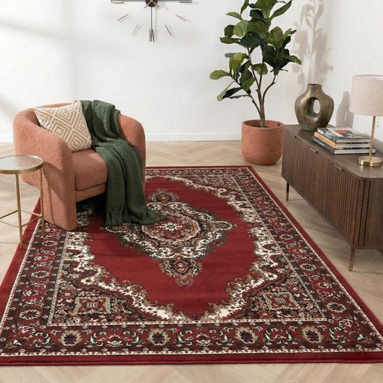 Hoogpolig vloerkleed rood » Het grootst in moderne tapijten
