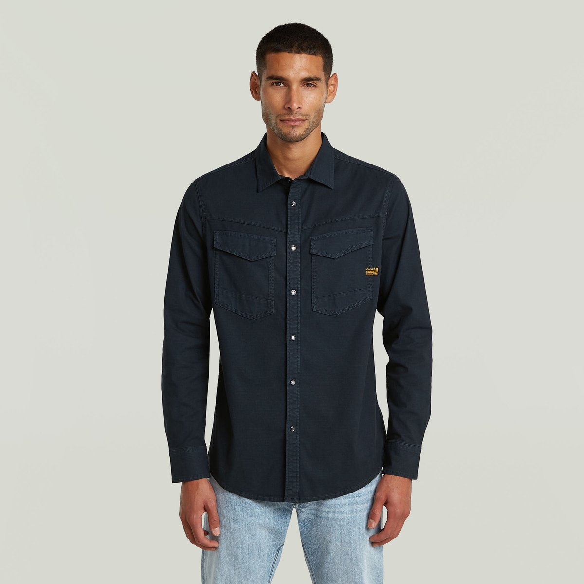G-Star Dakota slim shirt ls Heren Overhemd Salute Gd