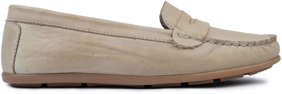 Omnio jessa loafers dames creme leer