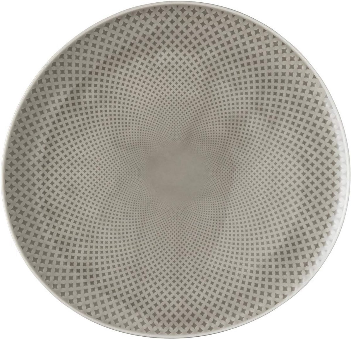Dinerbord Plat 27 cm Parelgrijs Porselein Vaatwasserbestendig