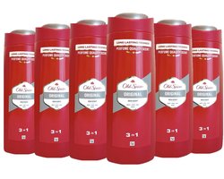Old Spice Douchegel 3in1 Formule - XL Formaat - 6 x 400 ml