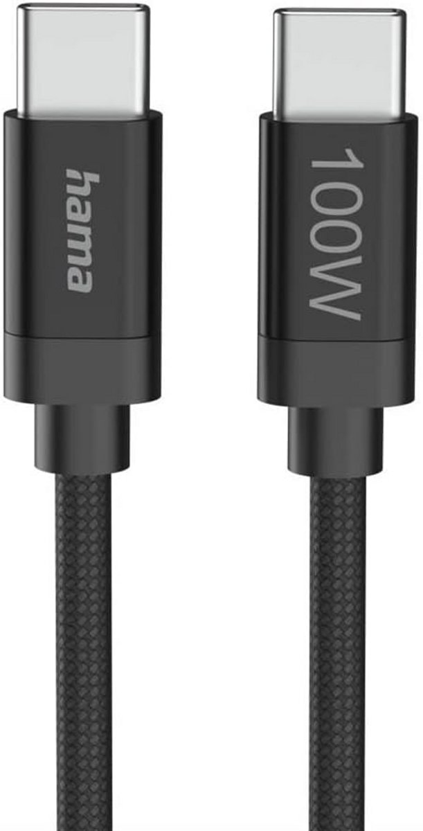 USB-C naar USB-C Oplaadkabel 100W 3 Meter Nylon Duurzaam