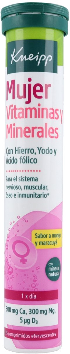Kneipp Mujer Vitaminas Y Minerales 15 Comprimidos