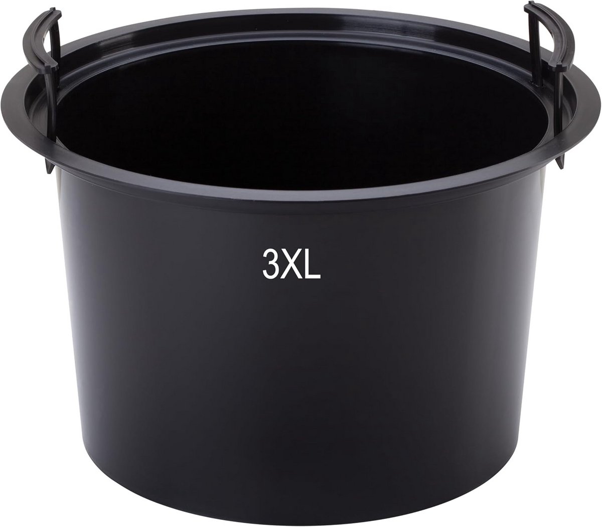 Ronde Binnenpan met Handvatten zwart Maat 3XL 35.7 cm x 22 cm