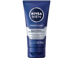 NIVEA MEN Protect & Care Exfoliant Scrub Gezicht - Face Wash - 75 ml - Face Scrub