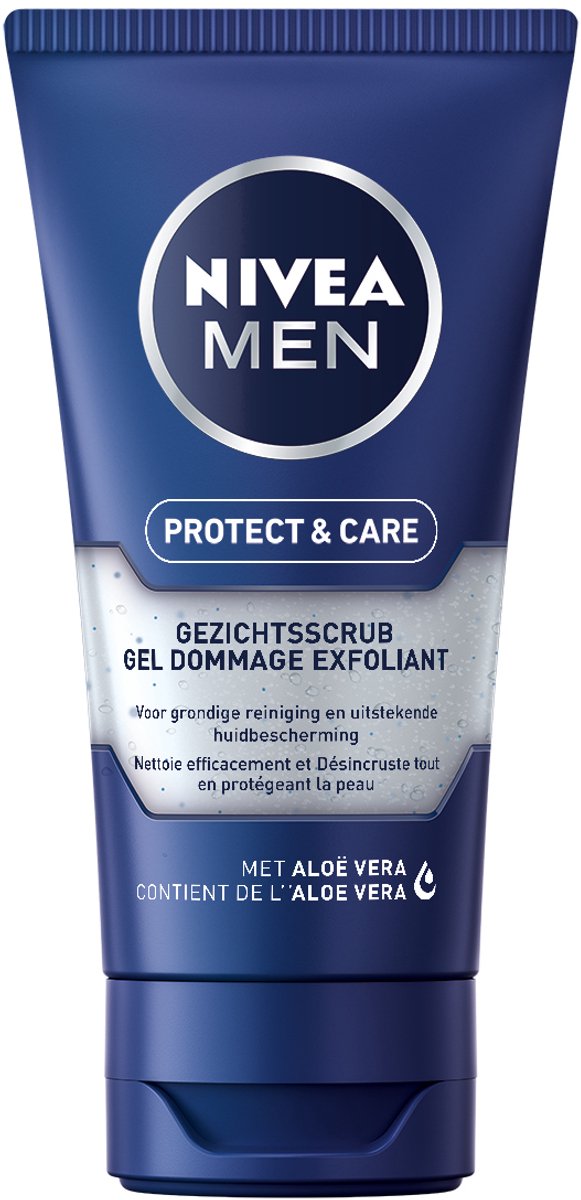 Bol.com NIVEA MEN Protect & Care Exfoliant Scrub Gezicht - Face Wash - 75 ml - Face Scrub aanbieding