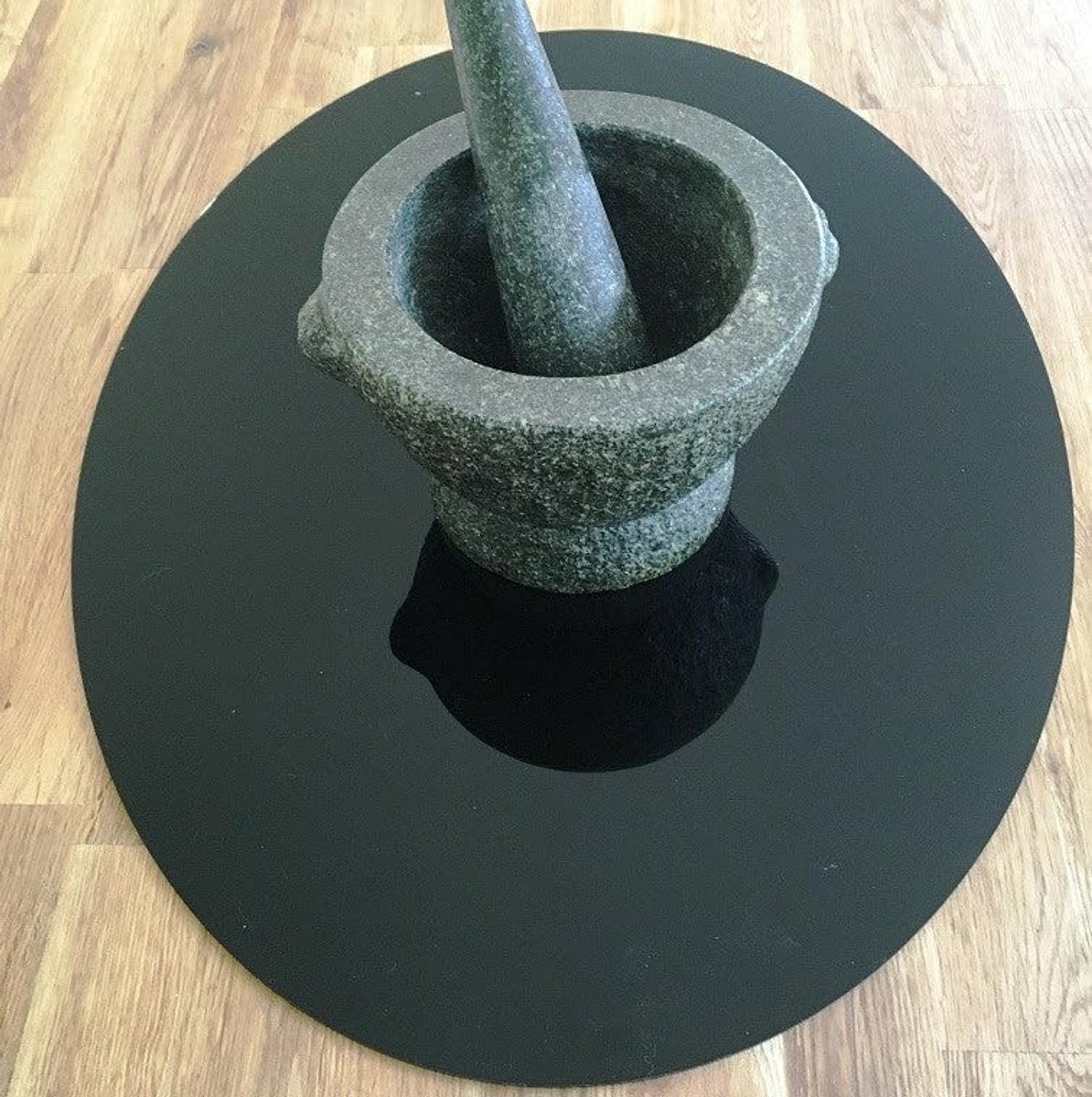 Ovaal Werkbladbeschermer Zwart Standaard 30x40 cm Hittebestendig