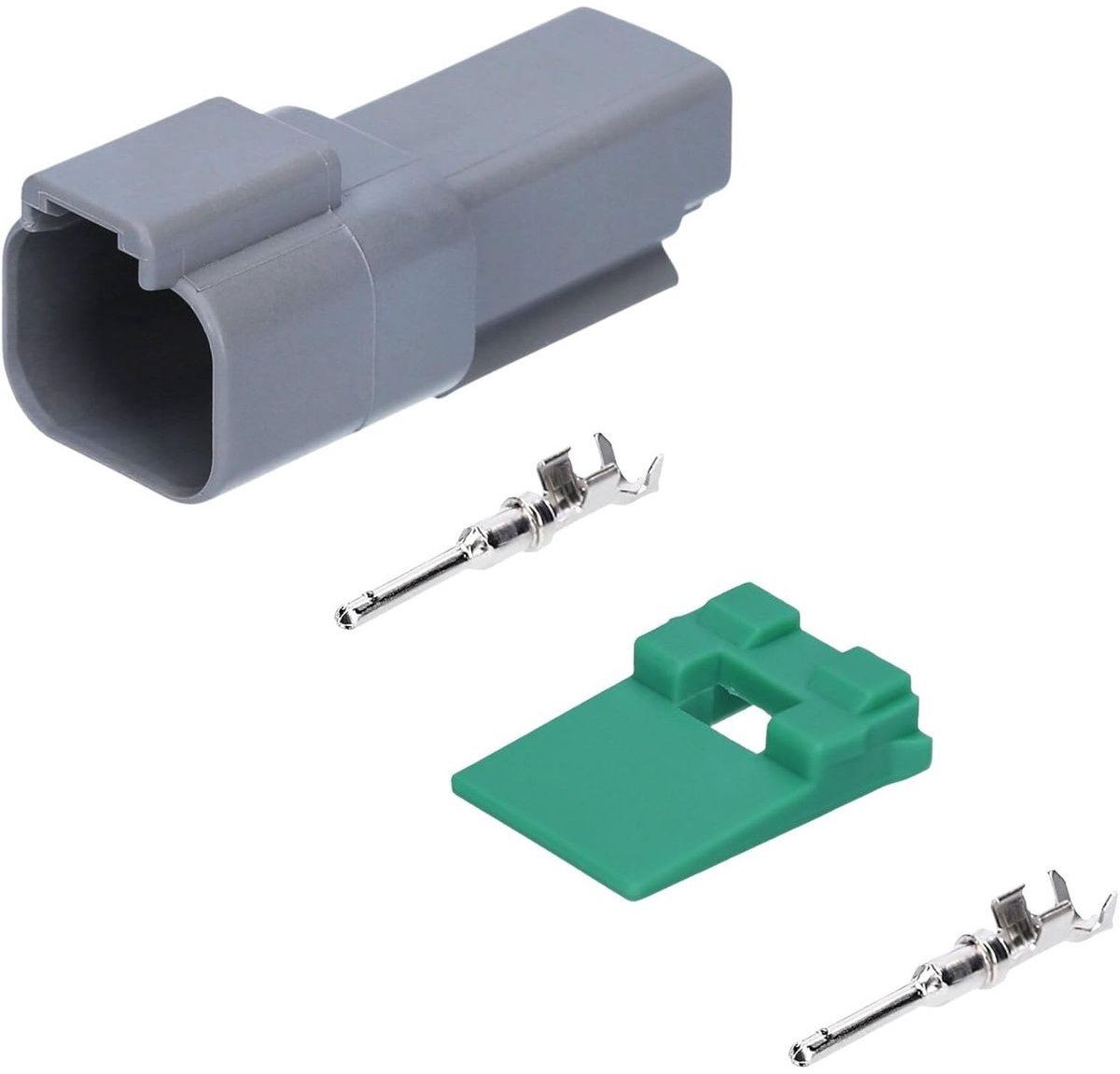 KALI-1202-P Duitse DT-connector pinnenset 2-polig
