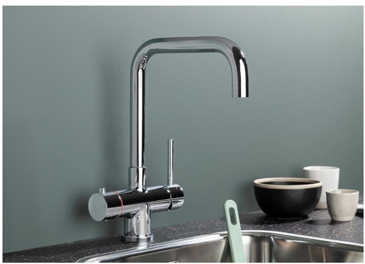 Selsiuz 351212 Push & Turn 3-in-1 Haaks Chrome met Single Boiler
