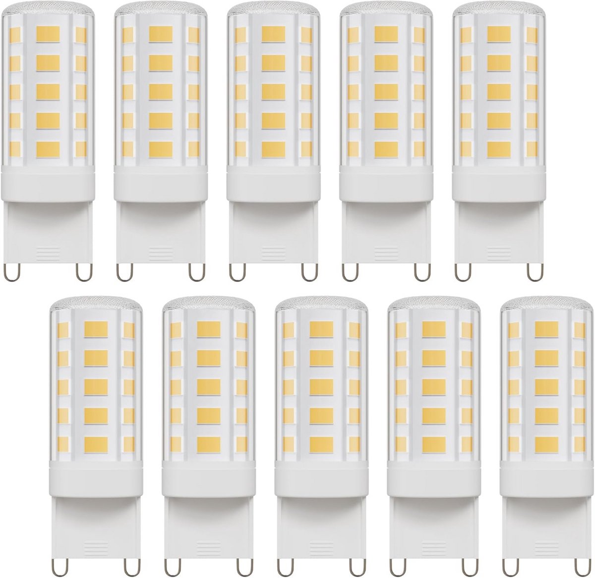 10 Pack LED Lampen G9 4000K Neutraal Wit 4W Vervangt 40W Halogeen