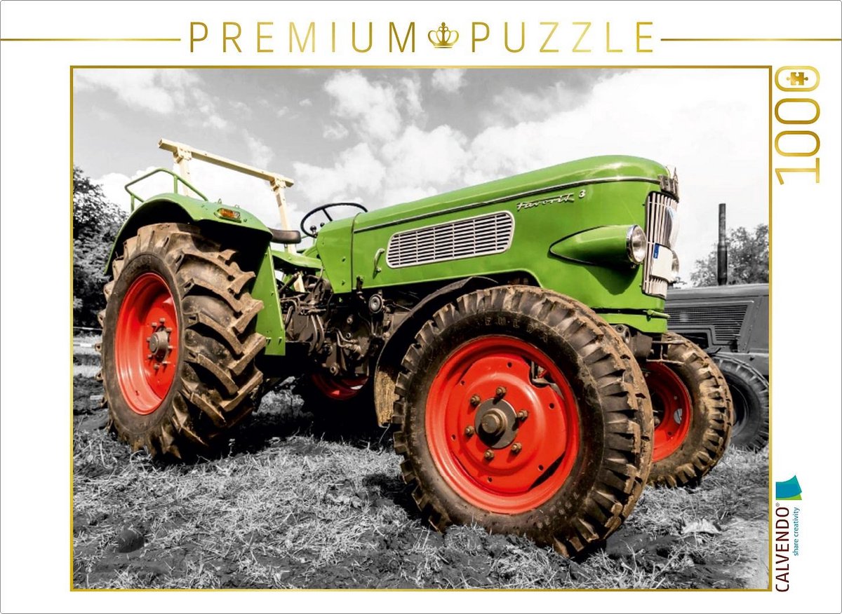 1000 Delige Puzzel Tractor Oldtimer Foto 64 x 48 cm