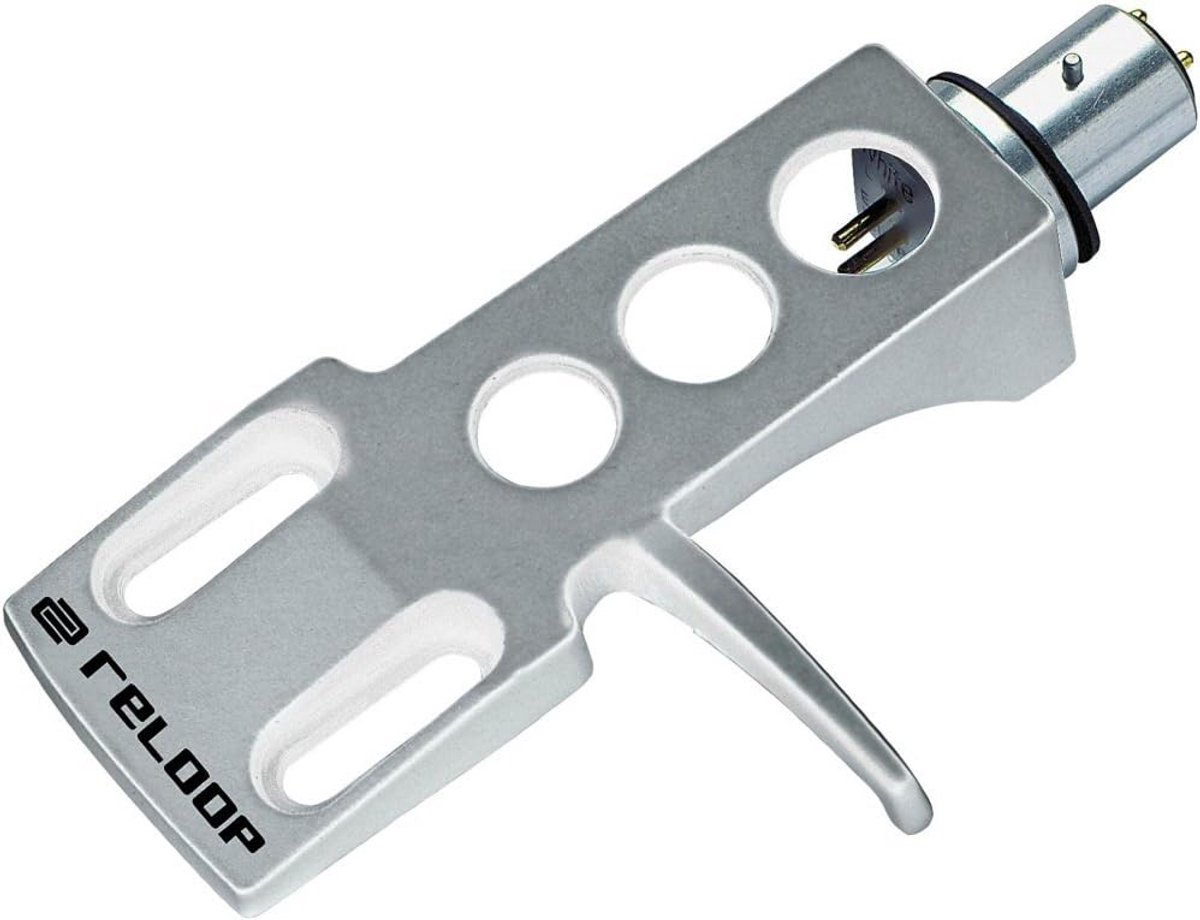 Universele Headshell voor Montage 1/2 inch Elementen - Robuust Aluminium met Gouden Connectoren