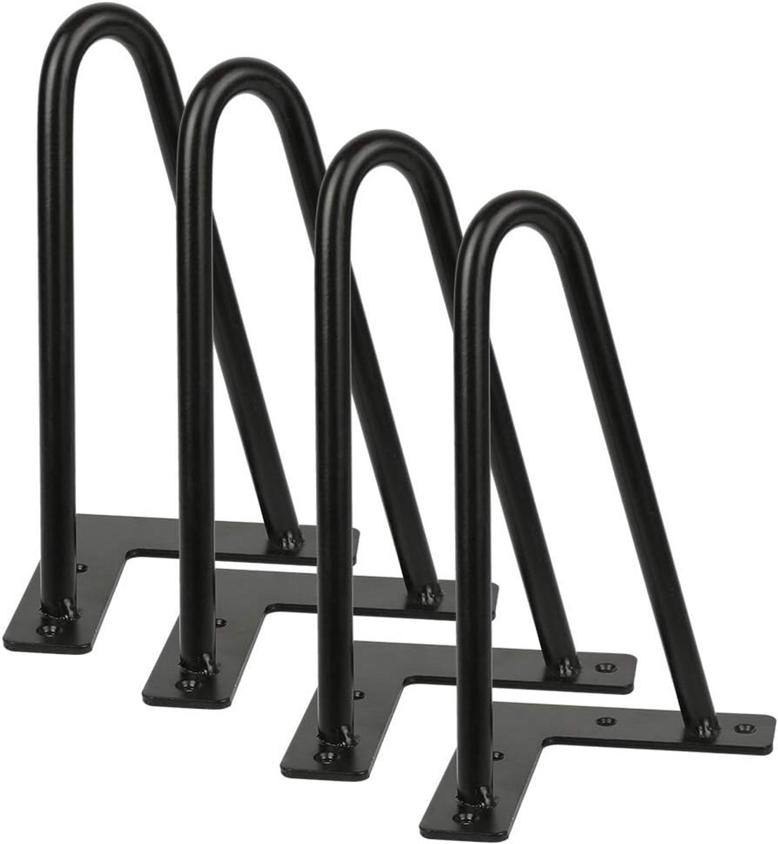 Set van 4 Tafelpoten Salontafel - 20 cm Hoog - Stevige Metalen Haarspeldpoten