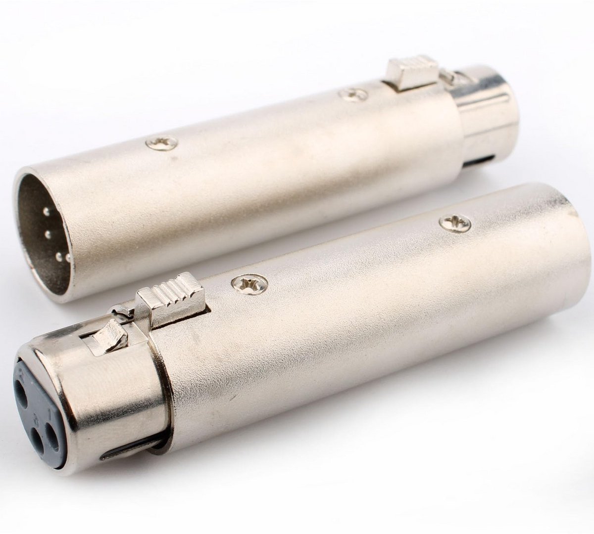 2 Stuks 5-pins naar 3-pins XLR Adapter Kabelplug voor Microfoons