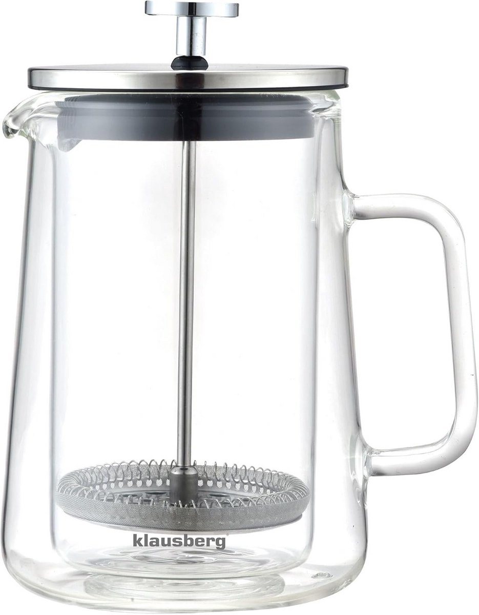 Glazen Koffiezetapparaat en Theepot met Zeef