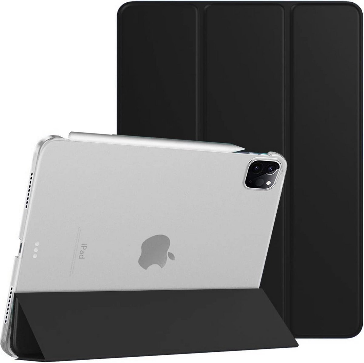 Hoes met Doorzichtige Achterkant voor iPad Pro 12.9 inch 4e en 5e Generatie