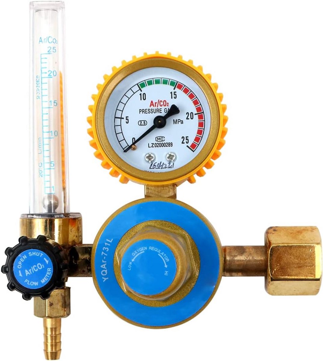 Drukregelaar Argon Drukmeter voor Lassen met Gasbesparing