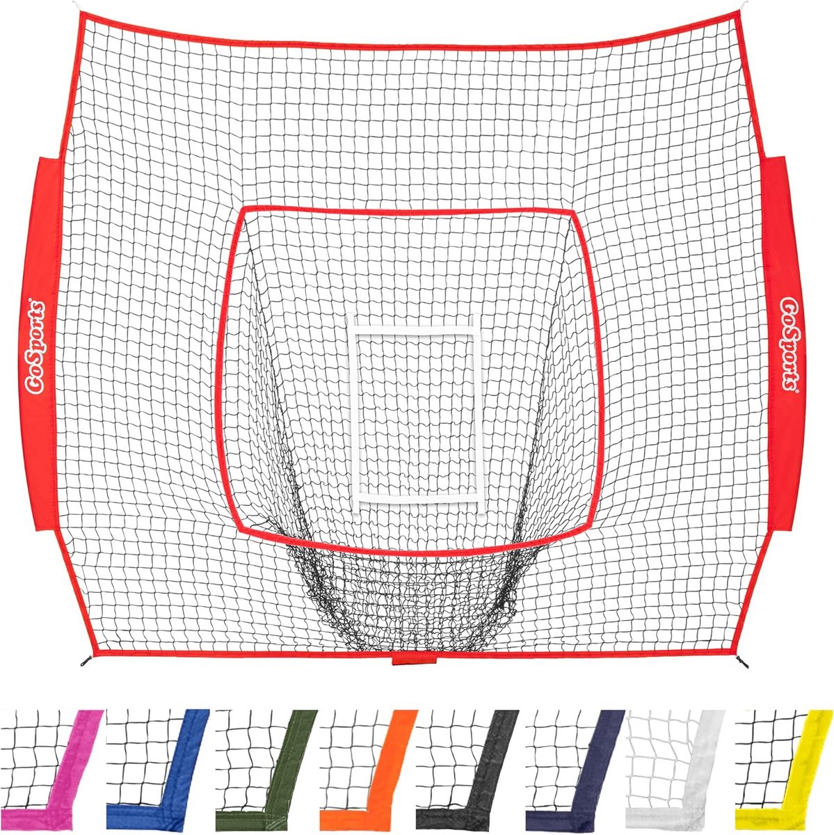 Professioneel Honkbal en Softbal Oefennet met Boogframe en Opbergtas