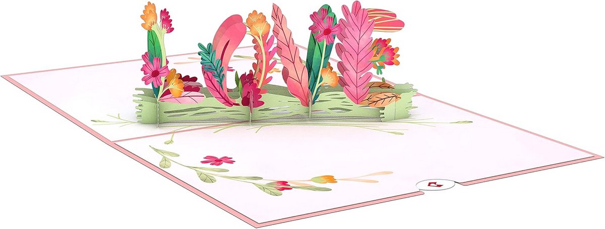 Magische 3D Pop-Up Valentijnsdag Kaart - Romantische Wenskaart voor Vrouw of Jubileum