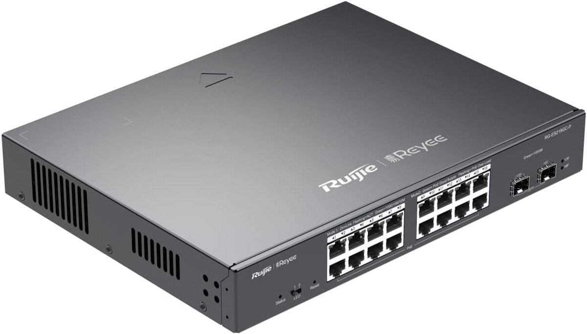 Managed PoE Switch met 18 Gigabit Poorten voor Thuis en Kantoor