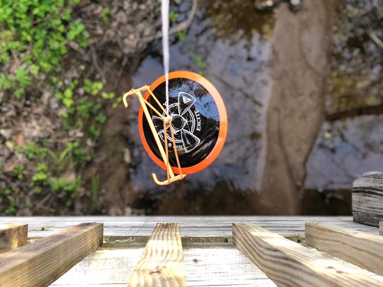 Inklapbare Disc Golf Retriever voor Water – Visnet voor Frisbee in Vijver — afbeelding 2