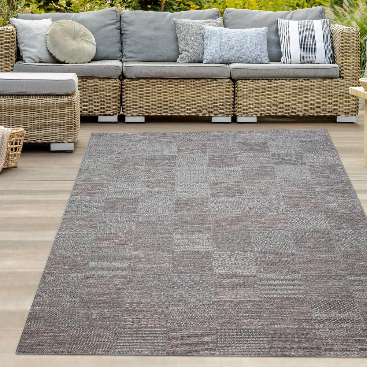 Buiten Tapijt - Terras Tapijt - Balkon Aankleden - Geschikt voor Vloerverwarming - 160x120