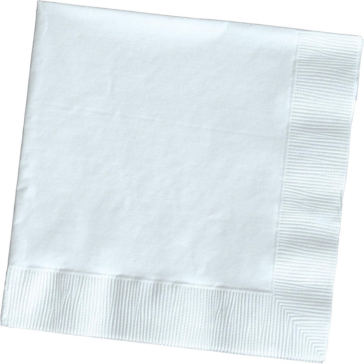 Witte Papieren Servetten 33x33 cm - 2-laags Diner Servetten